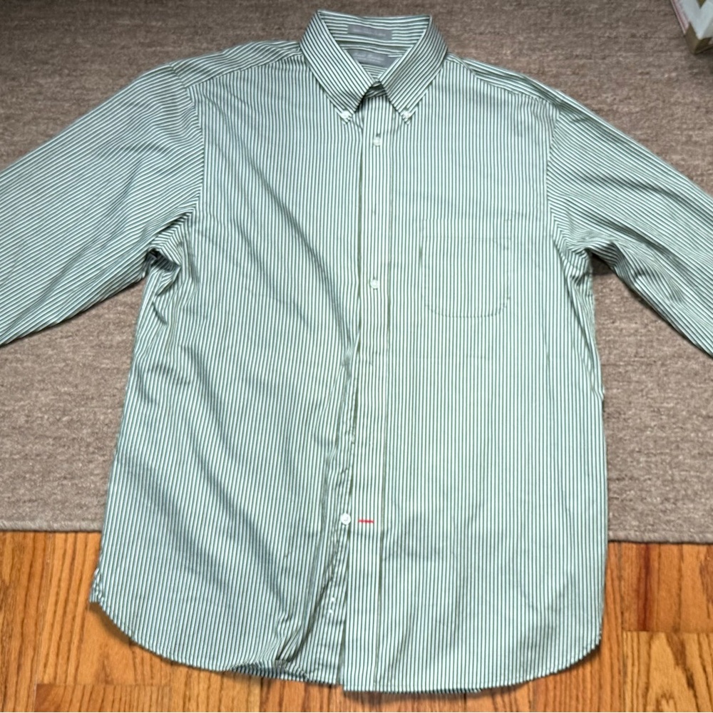 Daniel Cremieux Green Dress Shirt Long Sleeve
